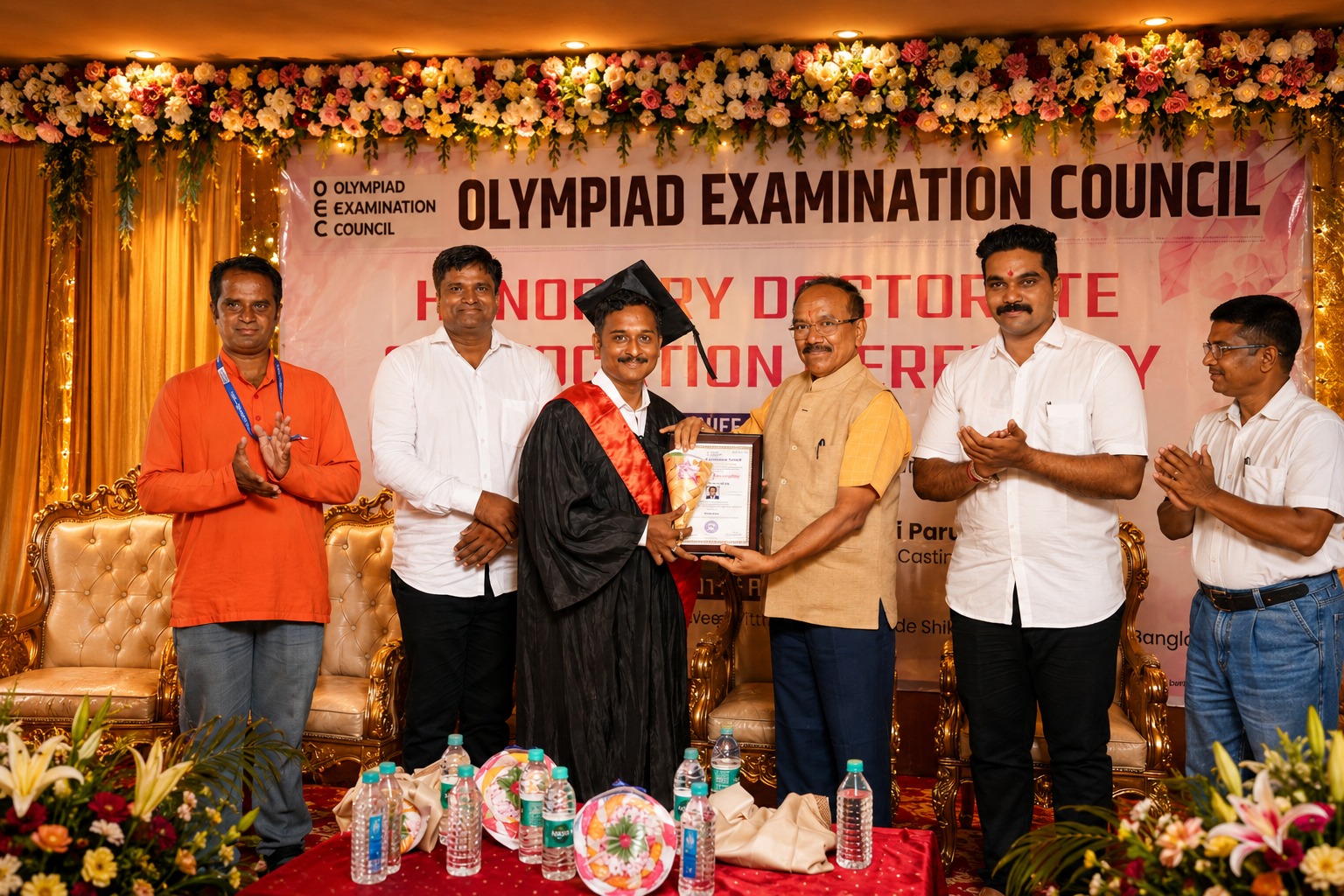 Honorary Doctorate Degree by Olympiad Examination Council